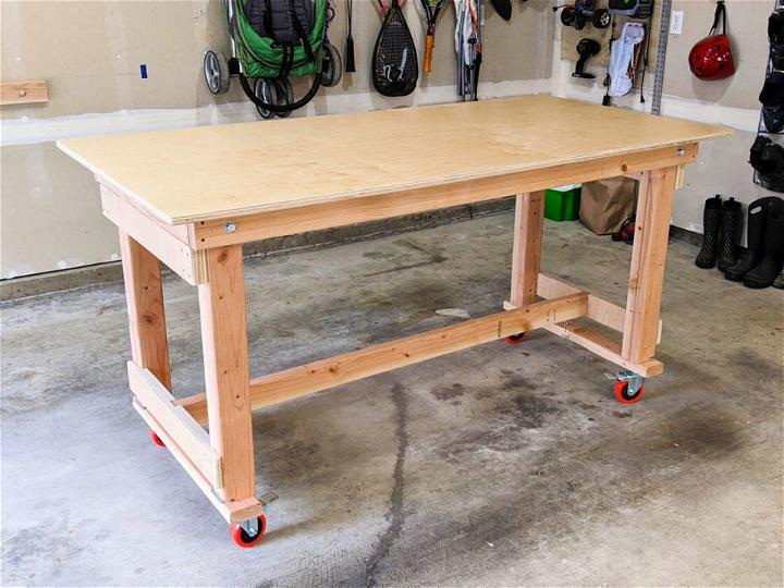 Foldable Workshop Table Plan