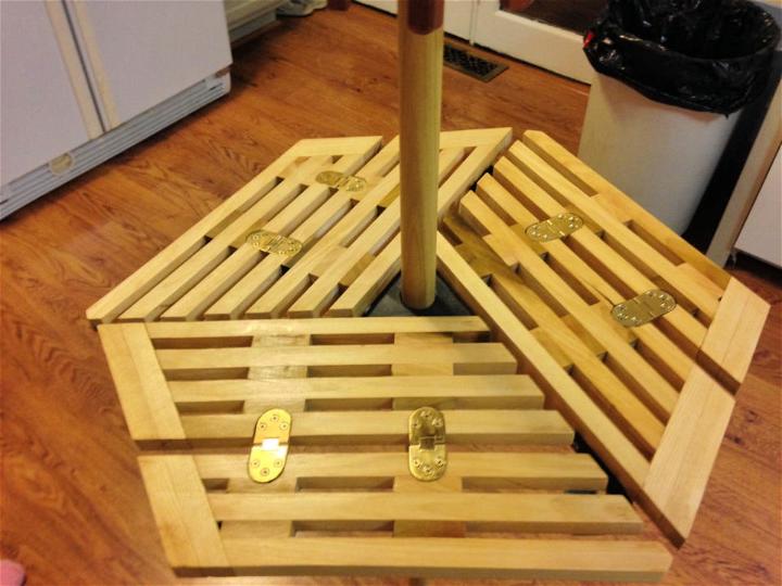 Folding Umbrella Table Design