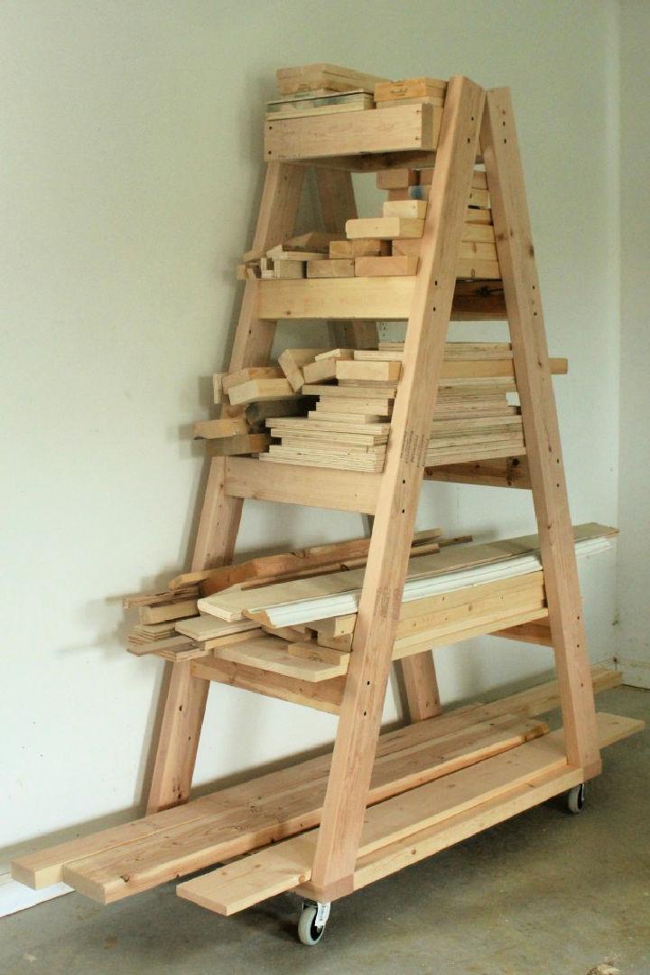 Free Standing Lumber Rack