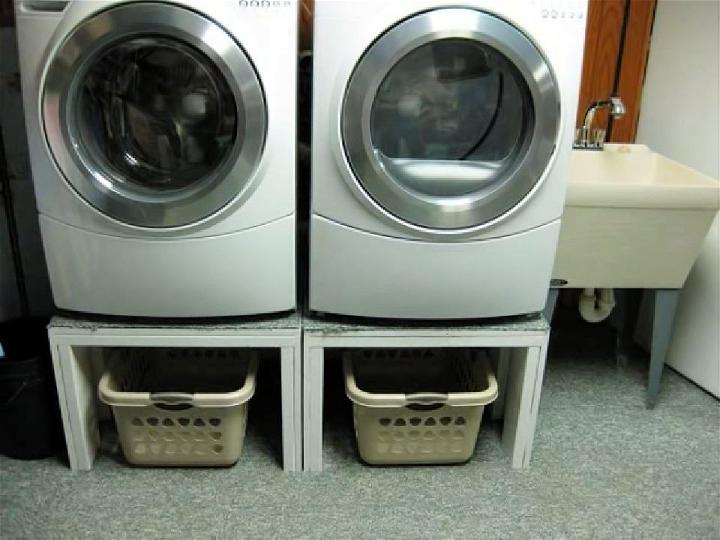 Front Load Washer and Dryer Pedestal Stand