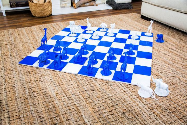 Giant DIY Chess Set