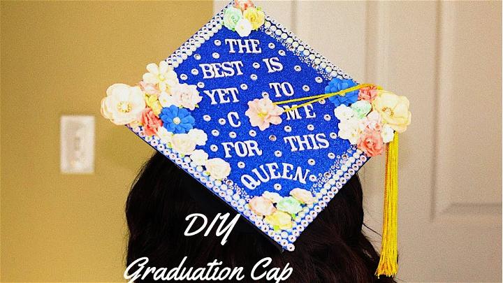 Graduation Cap with Flowers for Beginners