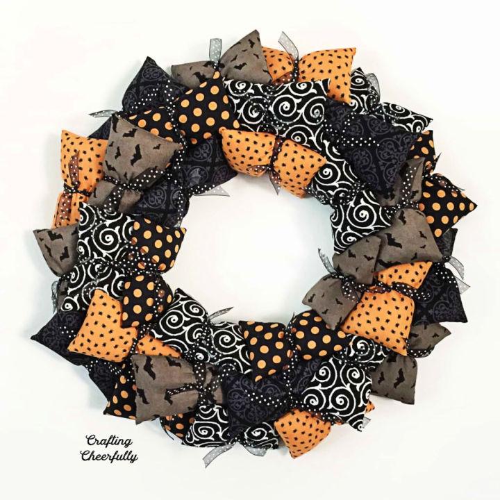 Halloween Pillow Wreath To Sell