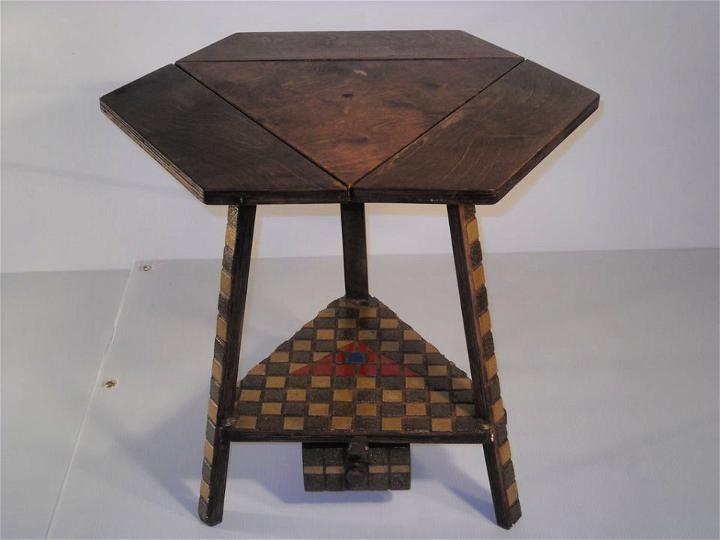 Hexagonal Folding Table