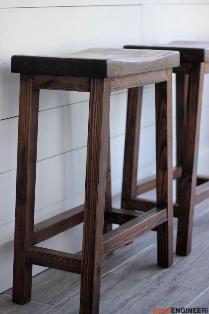 Homemade Counter Height Bar Stool