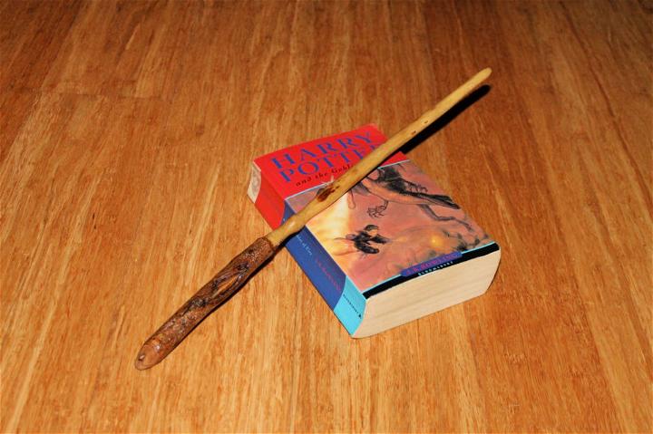 Homemade Handcarved Wooden Wand