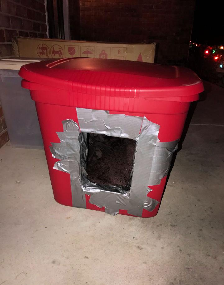 Homemade Outdoor Cat House