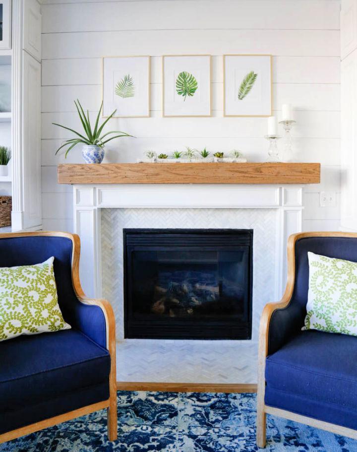 How To Build A Wood Beam Mantel