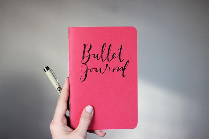 How To Make A Bullet Journal Notebook