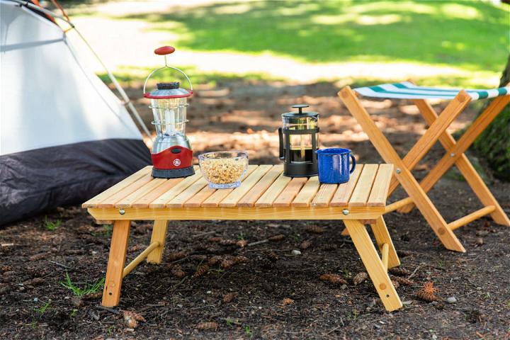 How To Make A Folding Camping Table