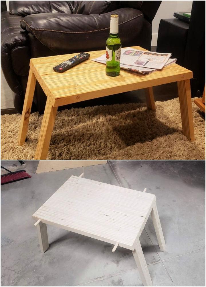 How To Make A Folding Side Table