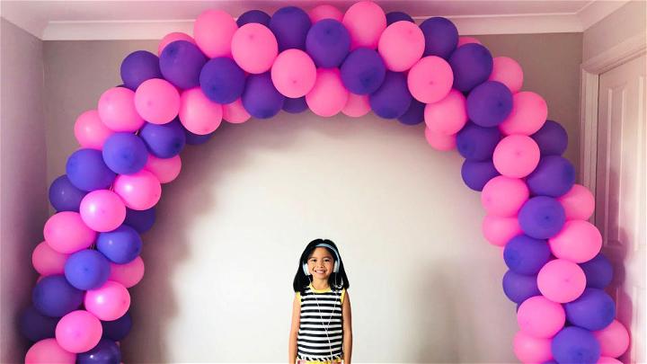 How To Make Balloon Arch Without Stand