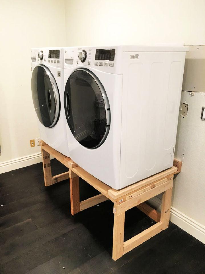 How to Build Washer and Dryer Pedestals