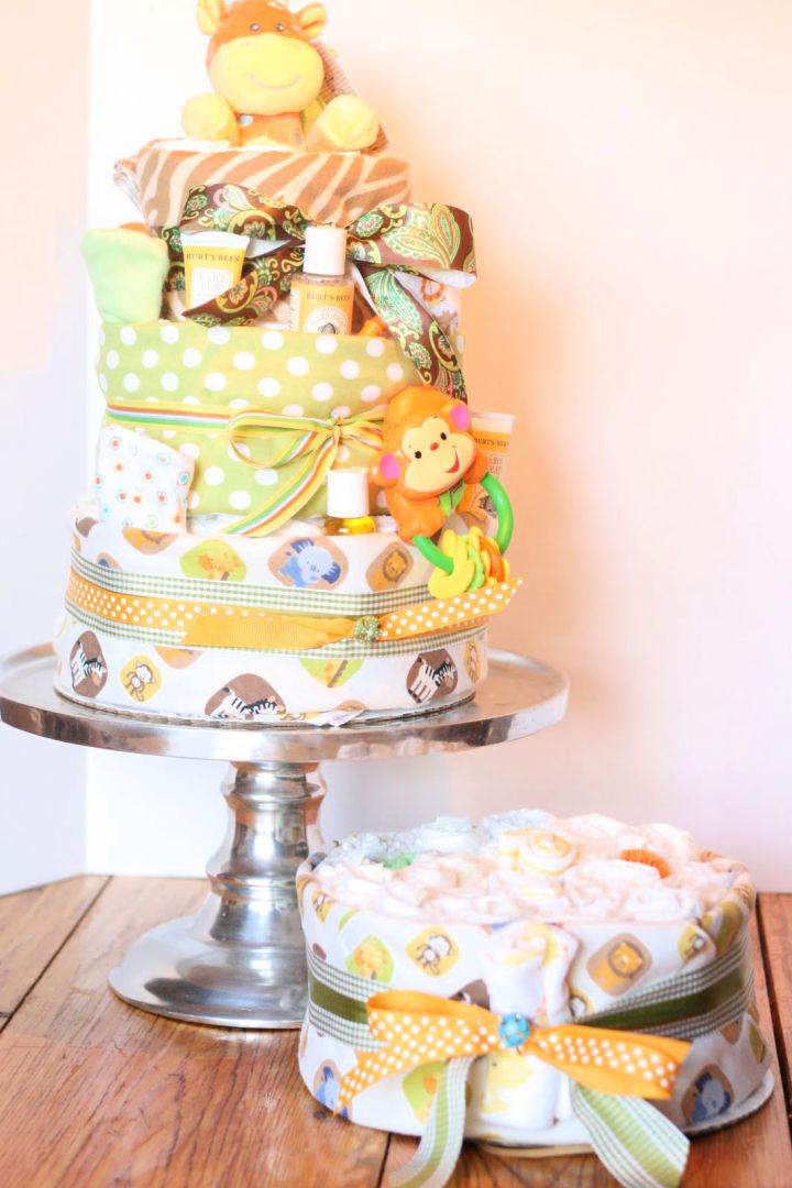 How to Make a Diaper Cake 1