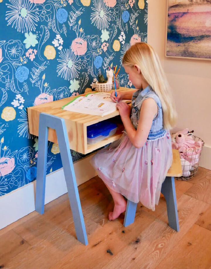 25 DIY Kids Desk Plans and Ideas To Build Your Own