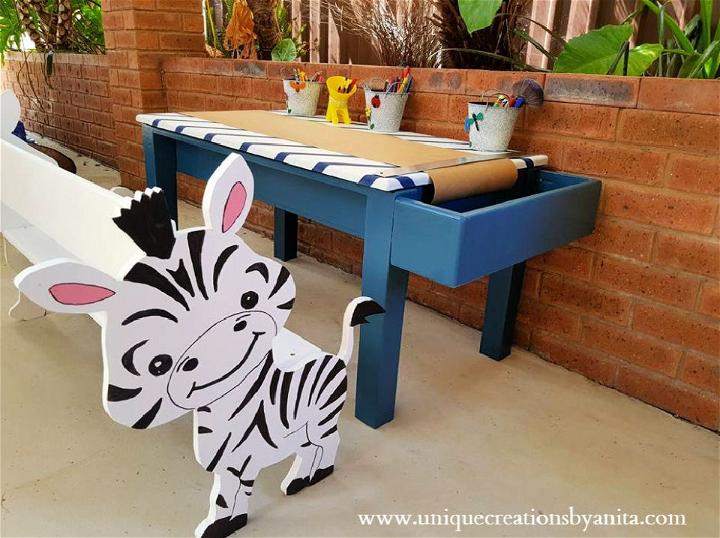 How to Make a Toddler Craft Table