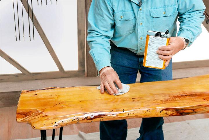 How to Make a Wood Slab Table Top