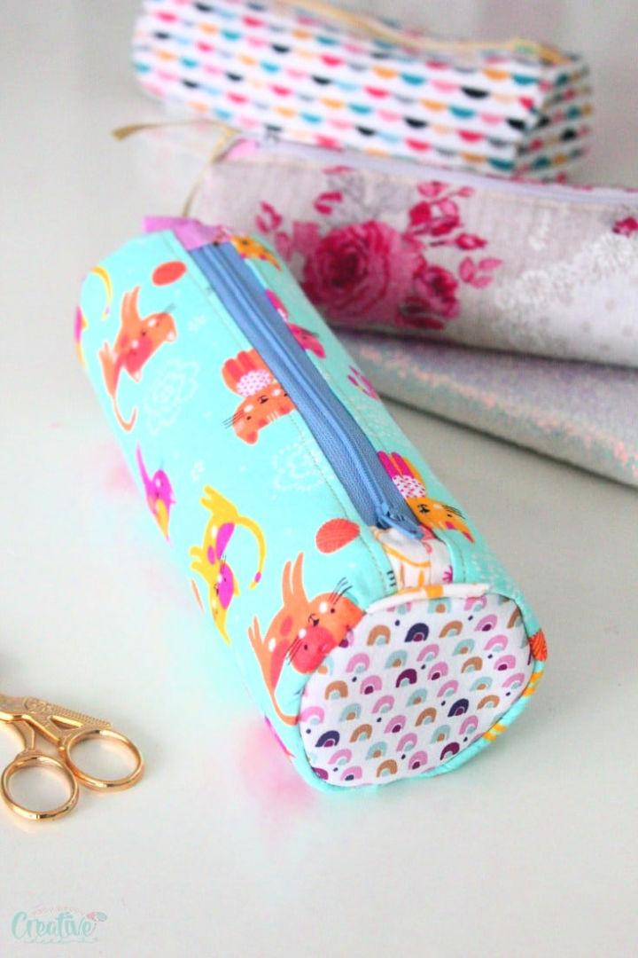 How to Sew A Round Pencil Case