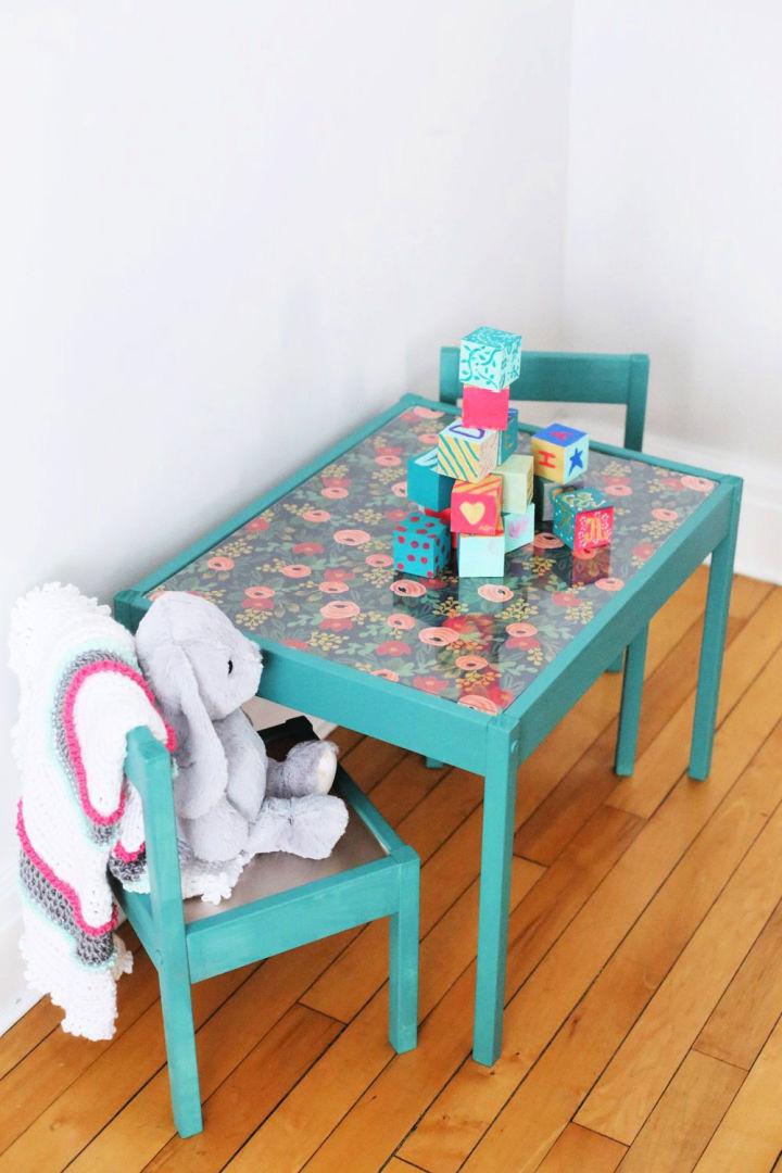 Ikea Latt Kids Table Makeover