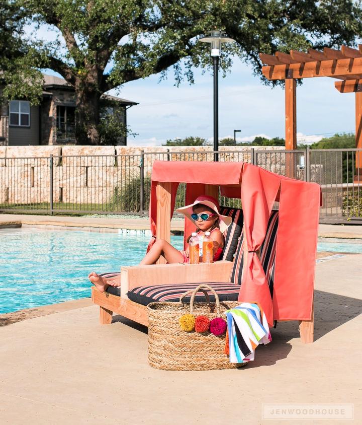 Kids Outdoor Double Lounge Chair