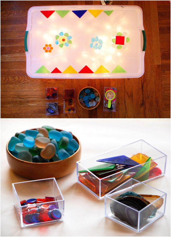 Low Cost Light Table for Preschool