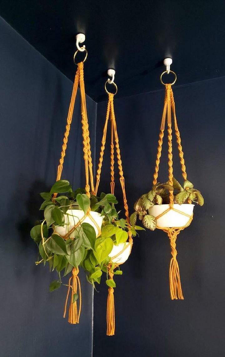 Macrame Hanging Planter Tutorial