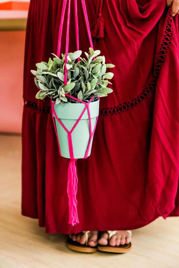 Macrame Flower Pot Plant Hanger Pattern