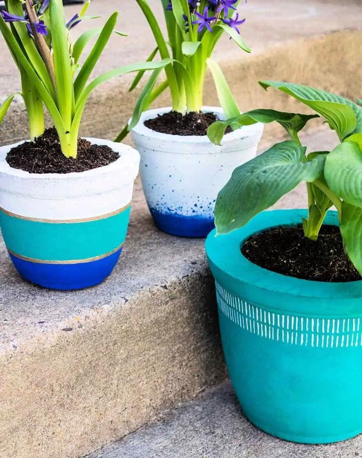 Make Large Concrete Planters At Home