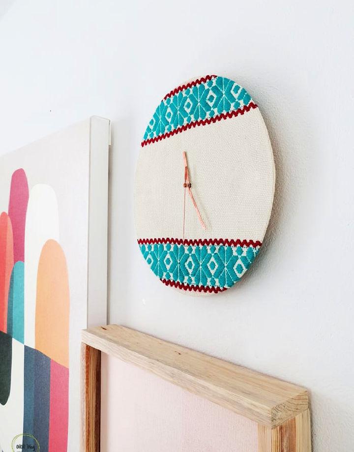 Make Your Own Embroidery Clock