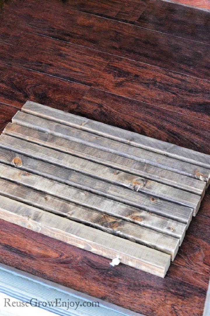 Make a Wooden Blank Doormat