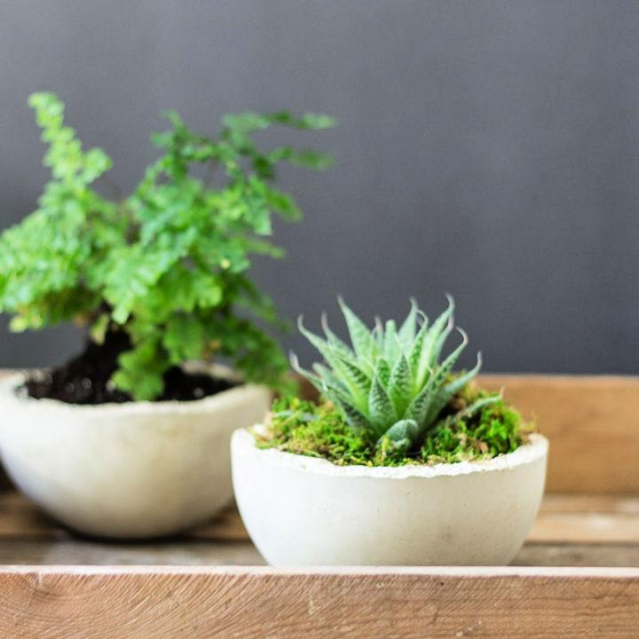 Makers Mix Concrete Mini Planters