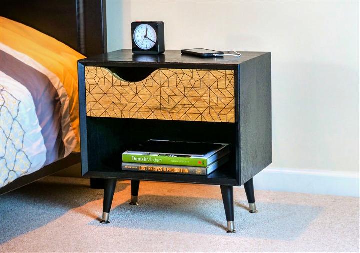 Mid Century Modern Bedside Table