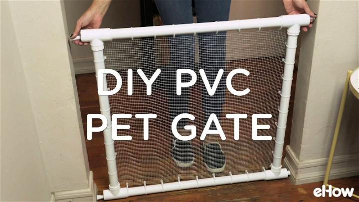 Mini PVC Pipe Pet Gate