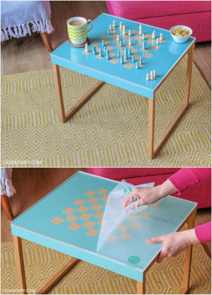 Old Side Table To Chess Table