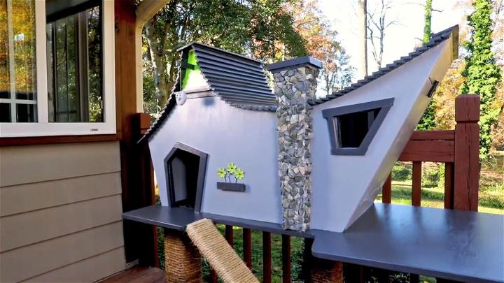 diy outdoor cat house plans