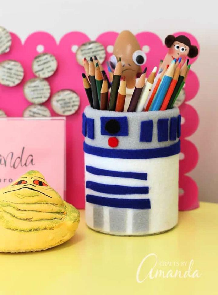 R2 D2 Pencil Holder for Desk