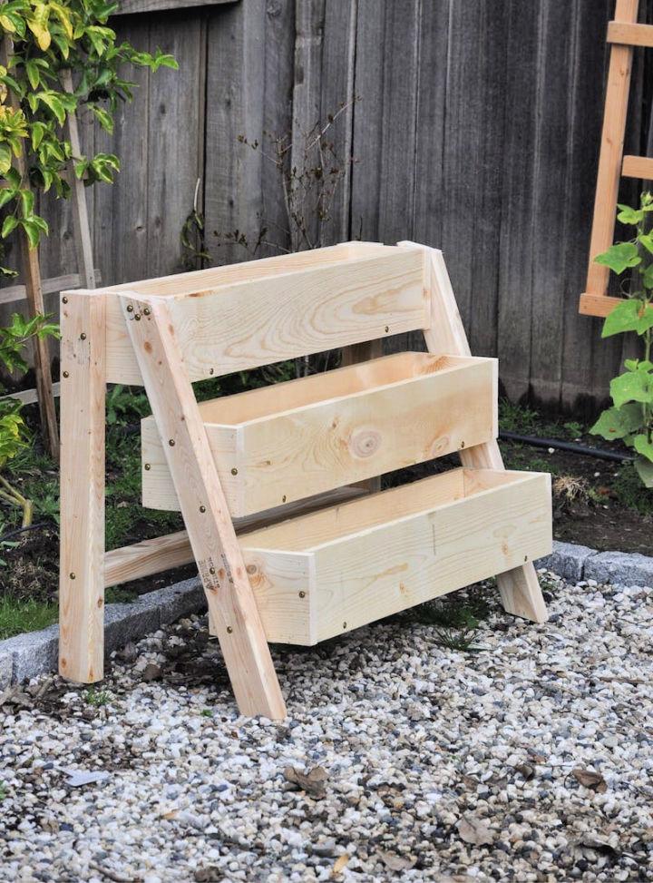 Raised Strawberry Bed with 3 Tiers Box Planters