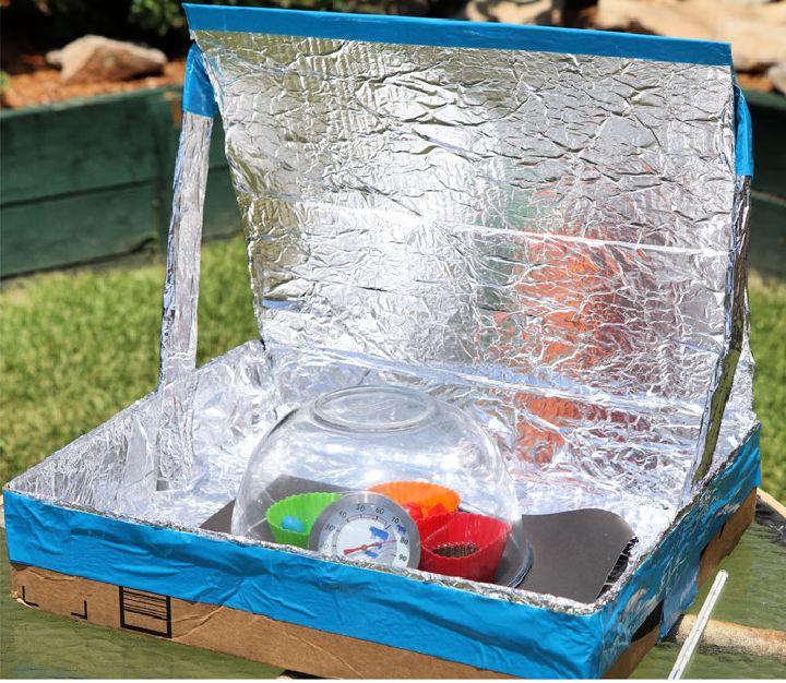 Repurposed Cardboard Box Solar Oven