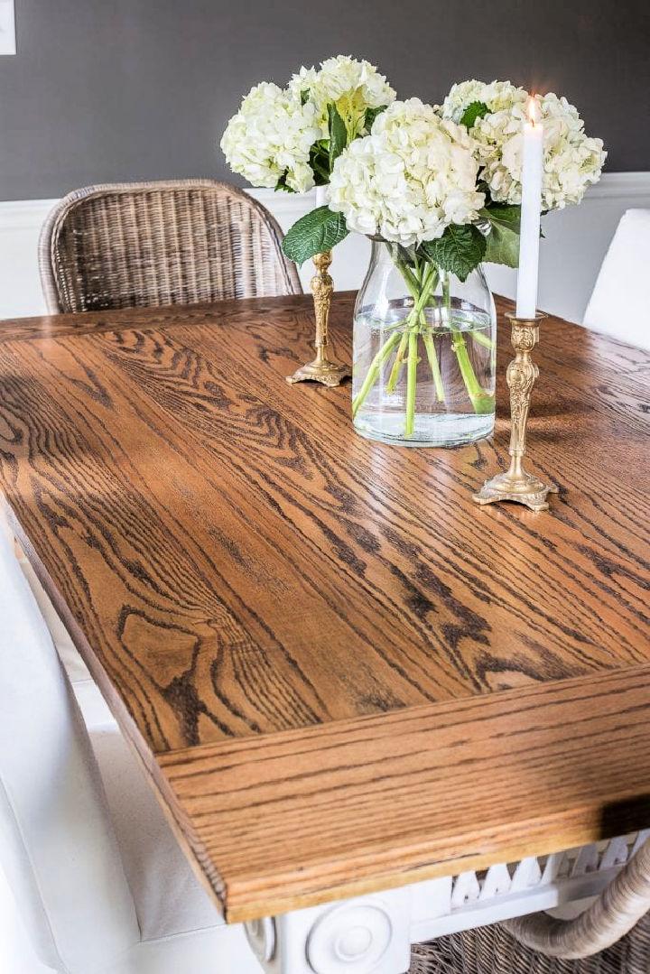 Retrofitted Dining Table Top