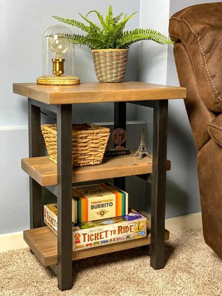 Rustic End Table Plan