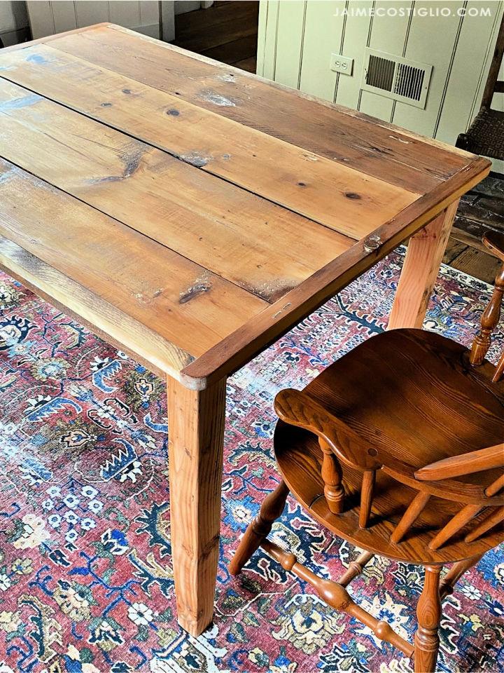 Simple Shiplap Table Top