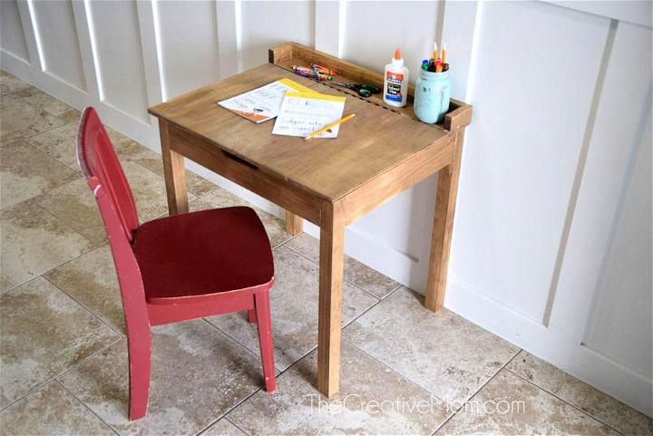 Small Child Size School Desk