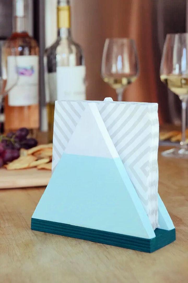 Snowy Mountain Napkin Holder