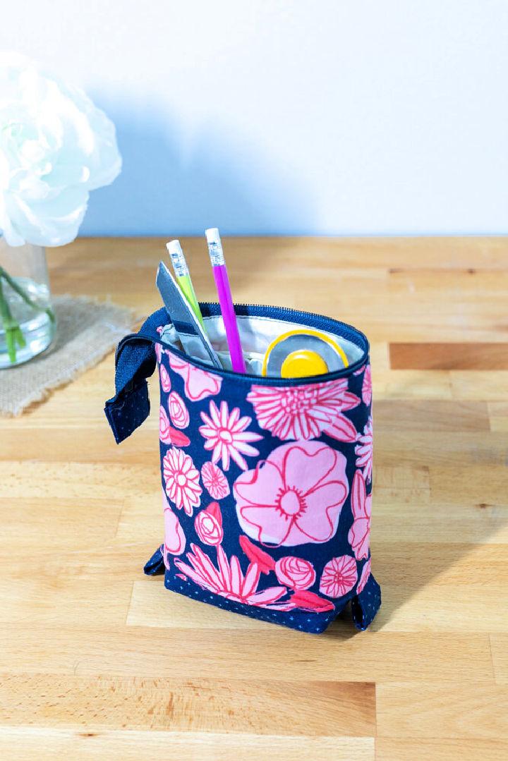 Stand Up Slide Down Pencil Pouch