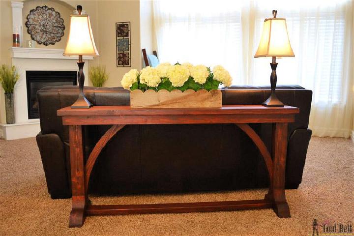 Stylish Narrow Sofa Table