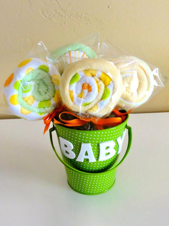 Thoughtful Baby Washcloth Lollipops