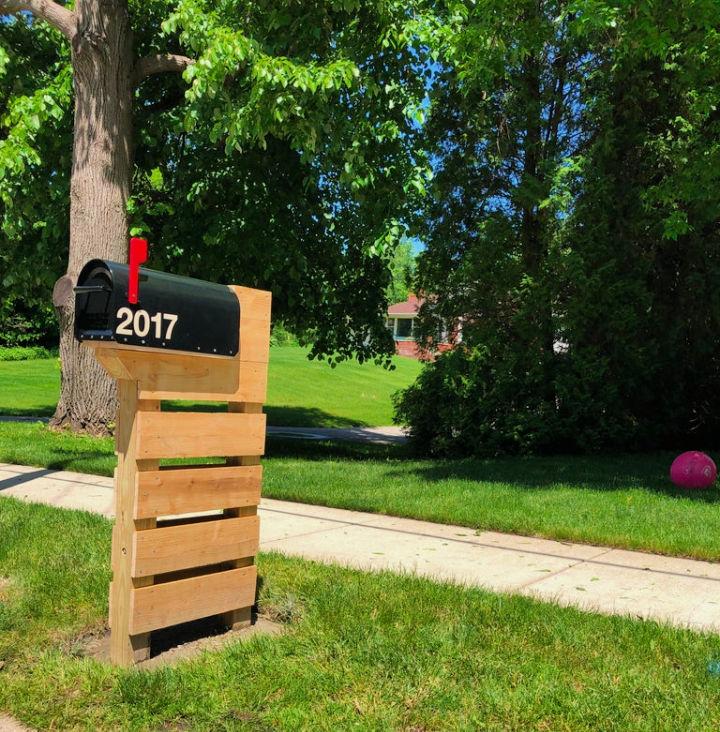 Unique Cedar Mailbox Post