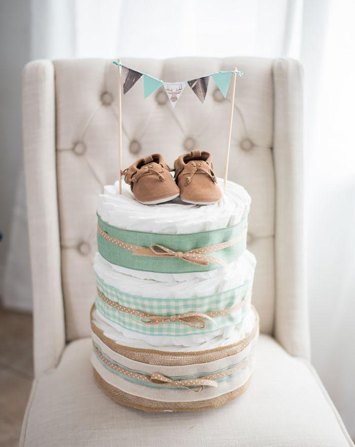 Unique Diaper Cakes with Pampers