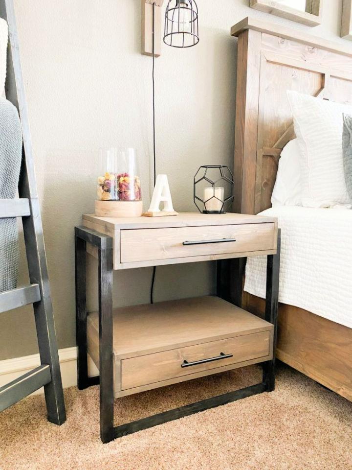 Unique Nightstand with Drawers