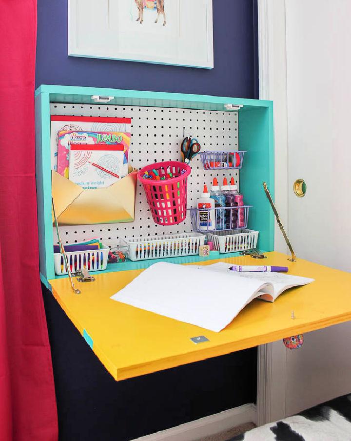 Wall Mounted Drop Down Desk